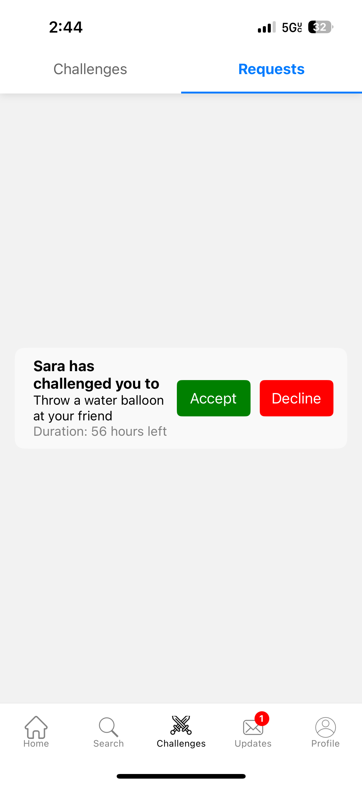 Challenge Requests