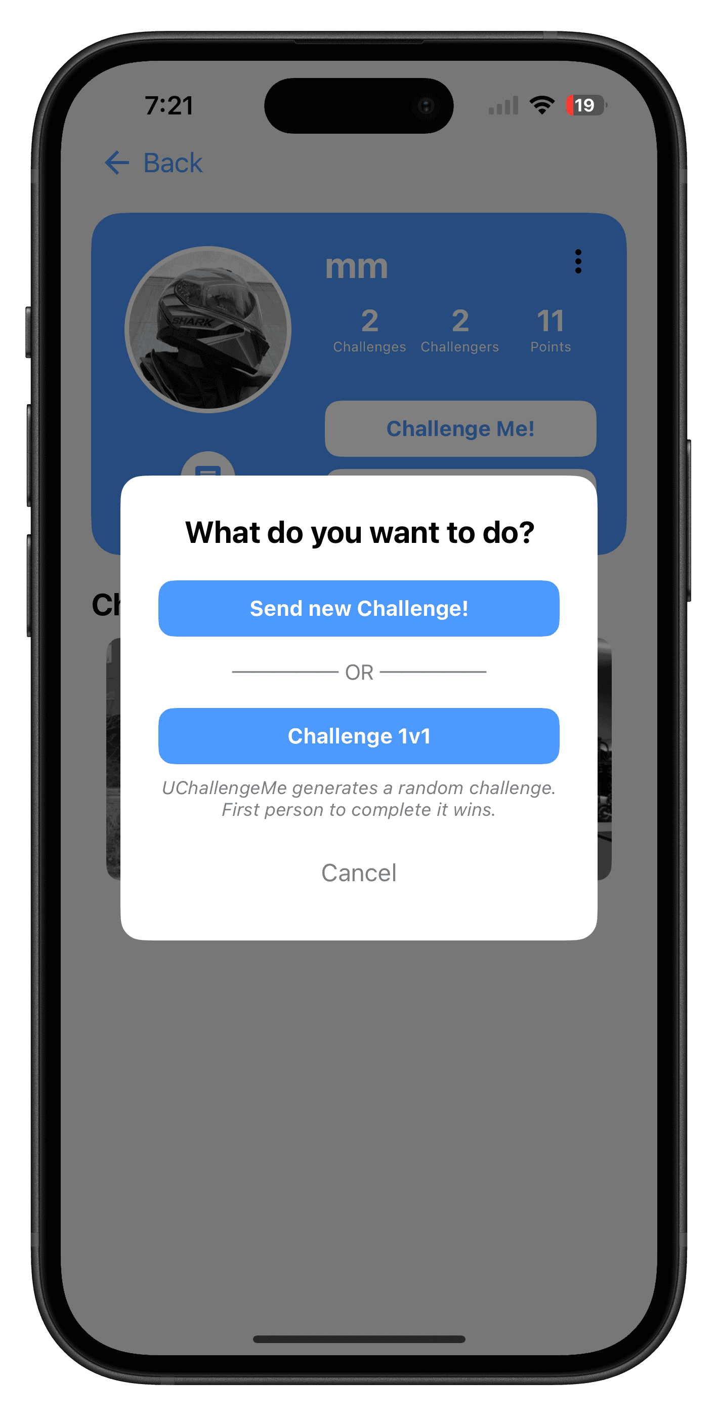 Create new Challenge